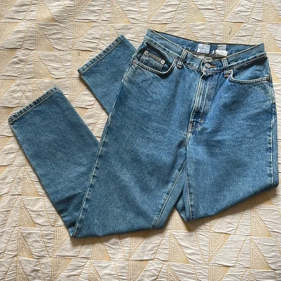 High waisted CK 100% cotton jeans-size 6 - Picture 1 of 3